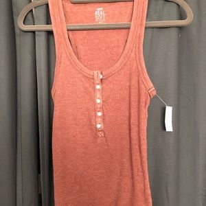 Aerie Henley Tank - Size Small